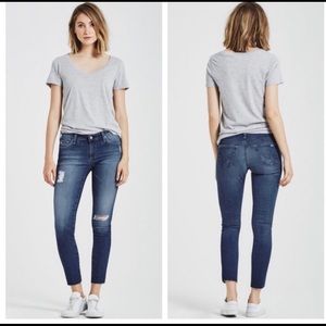 AG Jeans: The Legging Ankle (super skinny ankle) medium wash, size 28